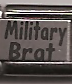 Military Brat - laser 9mm Italian charm